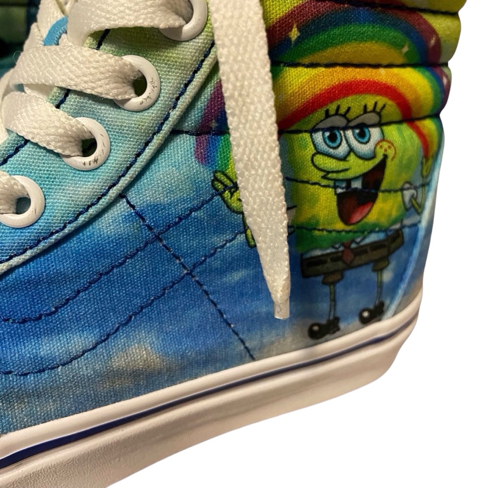 Vans X Spongebob Sk8 Imagination Sneakers Limited Edition Rainbow - Picture 3 of 16
